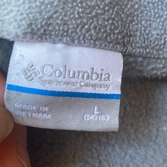Wonderful Columbia youth Large, gray fleece jacket - Picture 10 of 11